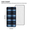 thumbnail image 2 of Absorbent Coral Velvet Towel 27x55in Light Soft And Fluffy Wool Circle Delicate And Not Easy To Remove The Edge Midnightblue Buffalo Plaid Check Tartan Scotland_1, 2 of 8