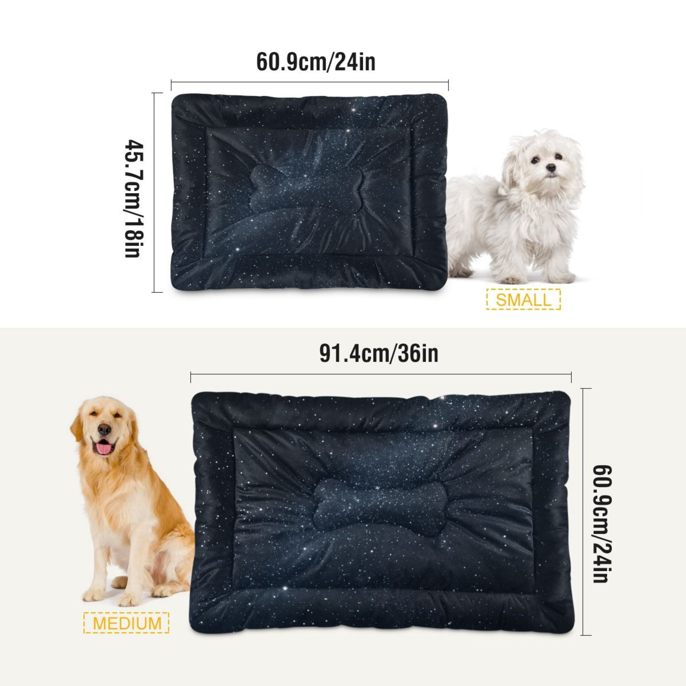 Cozy Mat Pet Bed Indoor Outdoor Warm Soft For Cat Dog Puppy(S/M) Starry Night Sky