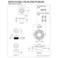 thumbnail image 2 of Kingston Brass BSFK4161MB Watercourse 4-Inch Brass Square Grid Shower Drain with Hair Strainer and Base Flange in Matte Black, 2 of 5