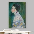 thumbnail image 3 of wall26 Canvas Print Wall Art Portrait of a Lady Gustav Klimt Classic Illustrations Fine Art Decorative Vintage Colorful Historic Multicolor Retro for Living Room, Bedroom, Office - 24"x36", 3 of 5