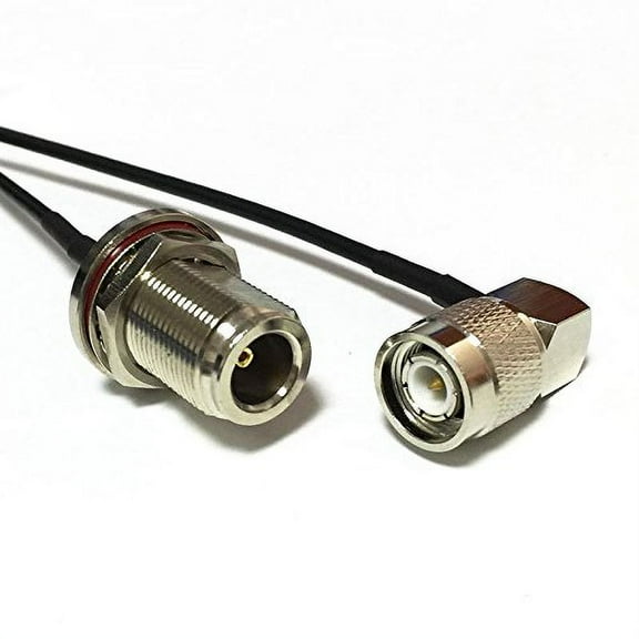 N female to TNC male RA angle pigtail cable RG174 20cm for wifi router antenna Good Quality Fast USA Shipping