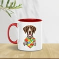 thumbnail image 4 of Autism Awareness German Shorthaired Pointer Accept Understand Love 11oz Accent Two-tone Mug GSP Lover Dog Gift Coffee Tea Cup - 12003, 4 of 5