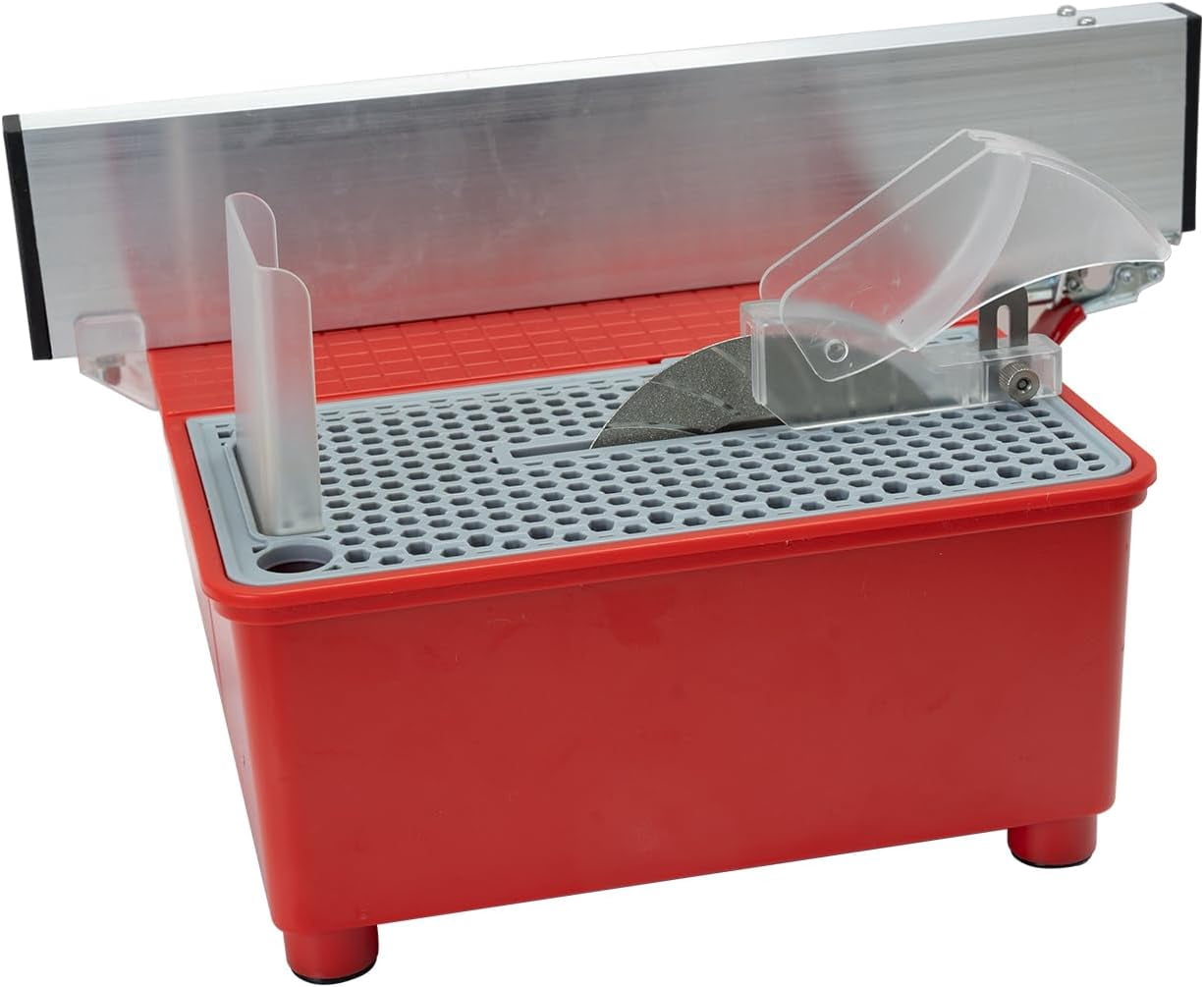 Trim Saw with diamond coated saw blade - Glass Bottle Cutter, Stone, Glass Cutting, Trimming, Sawing Machine for cutting glass and brittle hard materials cutting machine