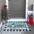 thumbnail image 4 of Winter Door Mat Outdoor,Gnome Snowflakes Snow Winter Doormat,Christmas Xmas Holiday Welcome Floor Mat Rug for Porch Entrance Farmhouse Decor,30" x 17", 4 of 6