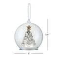 thumbnail image 4 of Mr. Christmas 5.5" Mercury Glass Tree Globe Ornament - Silver, 4 of 4