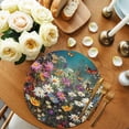 thumbnail image 2 of Spring Floral Round Placemats Set of 2 for Dinning Tables,Heat-proof Braided Table Mats 15 Inch,Colorful Daisy Summer Botanical Butterfly Washable Place Mat for Kitchen Restaurant Party Table Decor, 2 of 9