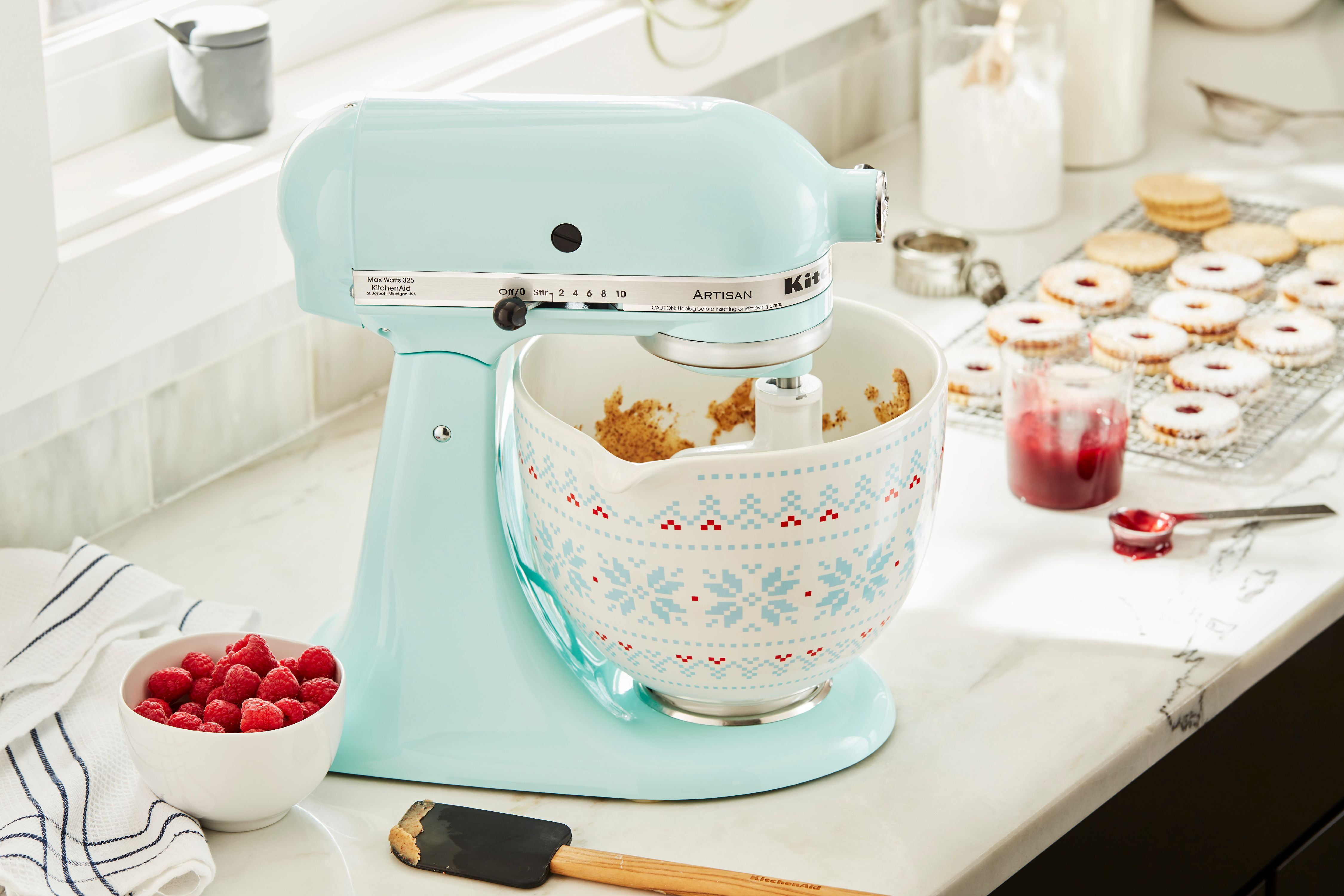 KitchenAid 5-qt Decorative Ceramic Stand Mixer Bowl 