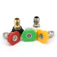 thumbnail image 4 of SENRISE 5 Pack High Pressure Washer Spray Nozzle Tips Variety Quick Connect Universal, 4 of 8