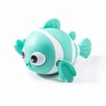 thumbnail image 1 of Baby bath water toy - Cute Baby Toddler Bath Toy Wind Up Fish Animal for Bathtub, Water Tank, Swimming Pool 1 2 3 4 5 6 Year Old Kids Birthday Gifts（Blue Fish）, 1 of 4