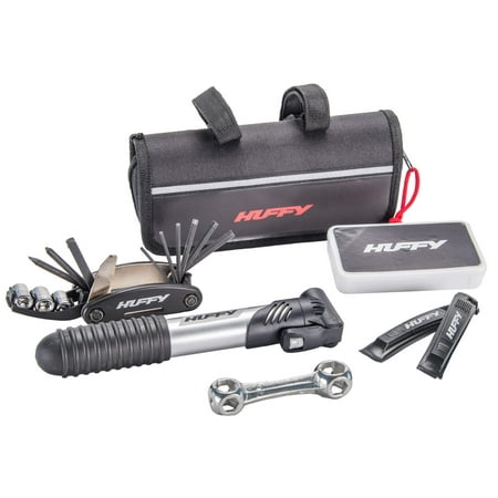 Bike Multi-Tool Kit - Huffy Repair Set : Hand Pump, Chain, Tire &