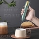thumbnail image 4 of Espumador de leche de mano Espumador | Potente batidor de bebidas recargable USB de 600 mAh para café con leche Cappuccino Matcha Hot Chocolate | 3 velocidades ajustables | Plástico y acero, 4 of 8