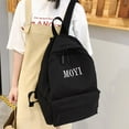 thumbnail image 1 of Fashion Women Nylon Solid Color Capacity Student Backpack Travel Couple Bag, 1 of 7