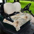 thumbnail image 2 of Golf Cart Seat Covers for 2 Seater,Vintage Flowers Microfiber Cart Seat Towel Blanket,Spring Blooms Botanical Floral Herbs Absorbent Breathable Non Slip Bench Seats Protector for Golf Course 51"x31", 2 of 9