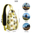 thumbnail image 5 of Geometric Moroccan Plaid Sling Backpack – Abstract Checkered Crossbody Shoulder Bag for Adventure, Hike, Travel & Daily Commute with Stylish Artistic Print, 5 of 5