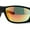 Matte Black Orange Mirror, variant on Xloop American Flag Patriotic Wrap Biker Thick Plastic Sport Sunglasses Matte Black Orange Mirror