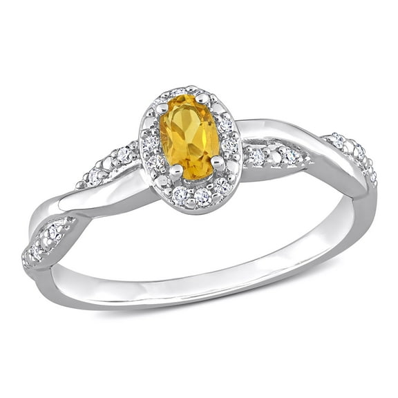 Everly Women's Citrine Sterling Silver Ring