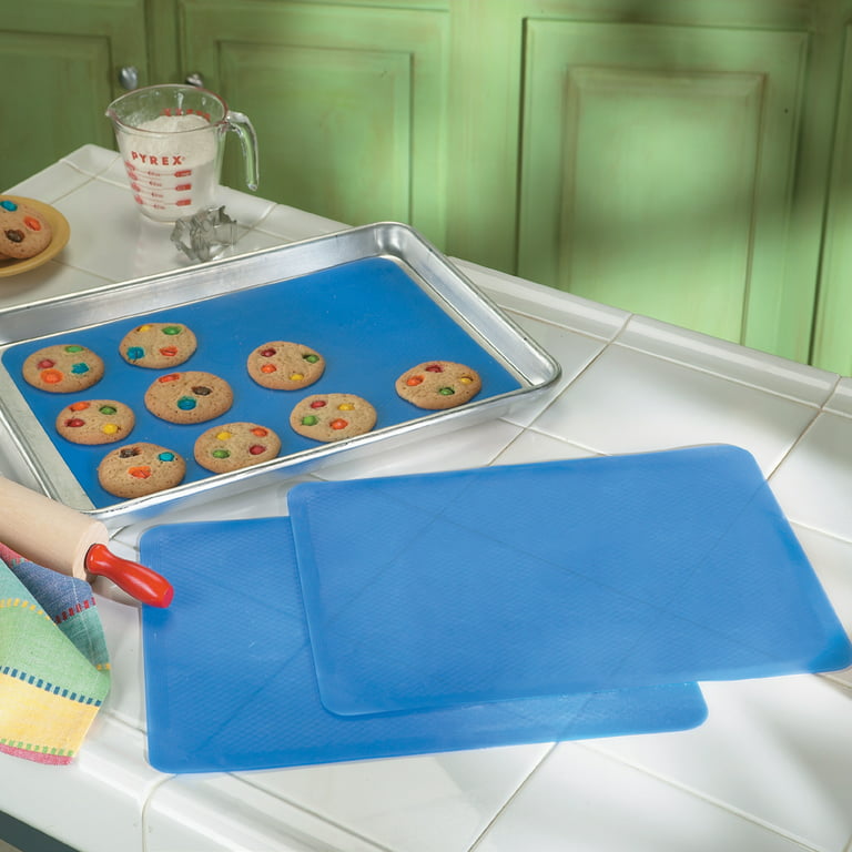 3 Large Silicone Baking Mat Sheet Set Oven Tray Liners Non-stick