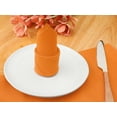 thumbnail image 3 of REGALWOVEN Cloth Napkins Set of 12 Satin Napkins Cloth Washable Orange 12"x12", 3 of 5