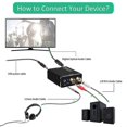 thumbnail image 5 of Digital To Analog Audio Converter,dac Digital Spdif Optical To Analog L/r Rca & 3.5mm Aux Stereo Au, 5 of 5