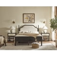 thumbnail image 5 of Morden Fort Wood Nightstand Espresso Finish, Modern Bedside Table with Removable Drawer for Bedroom, Living Room, 5 of 9