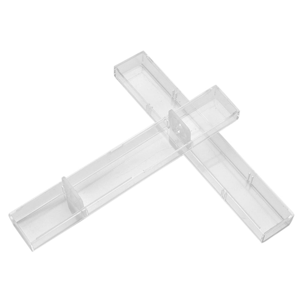 Pen Case Holder Plastic Storage Box Container Stationery Birthday Gifts