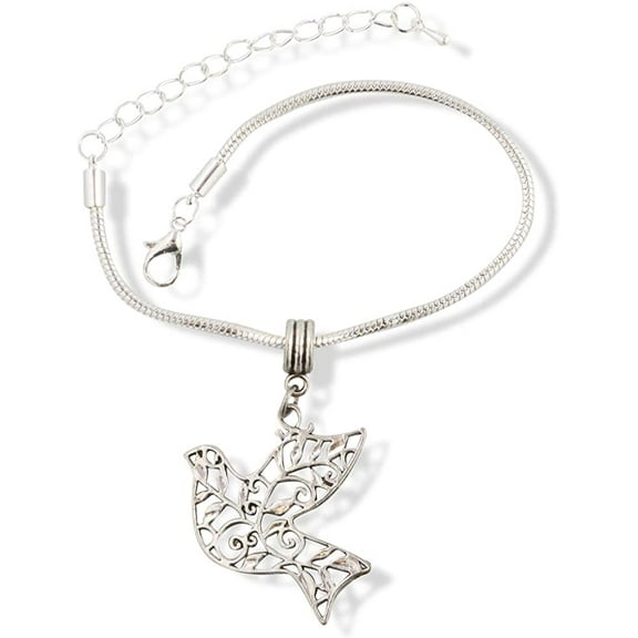 EPJ Large Dove with Flower Inlay Bracelet