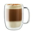 thumbnail image 6 of ZWILLING Sorrento Plus 2-pc Double-Wall Glass Latte Mug Set, 6 of 7