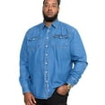 thumbnail image 3 of Duke Mens D555 Western Denim Kingsize Shirt, 3 of 4