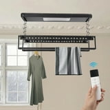 Electric Retractable Airing Rack 77.16lbs Capacity,43.3in Adjustable ...