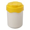 thumbnail image 1 of Taza de café aislada Taza de agua de vacío portátil de acero inoxidable 304 de doble pared con pajita 450 ml Amarillo, 1 of 5
