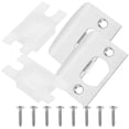 thumbnail image 4 of Miangastore 2 Sets Strike Plates Deadbolt Strike Plates Security Door Frame Guide Pieces Door Reinforcement Kit, 4 of 8