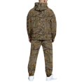 thumbnail image 4 of AVYERVO Blue Sweat Suits Men Workout Mens Track Suits 2 Piece Set Casual Hoodie and Sweatpants Set Fall Sweatpants Set with Pockets, Yellow M, 4 of 4