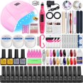 thumbnail image 1 of Nail Set With 54W/36W UV Nail Lamp Dryer & Nail Drill Machine For Manicure Set Nail Gel Polish Set Soak-off Nail Art Tools Kit qiuyongming unisex, 1 of 2