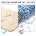thumbnail image 2 of HLONK Large Bathroom Rugs Non Slip  Memory Foam Bath   PVC Dot Bottom Quick Dry Bath Rug Runner  Absorbent Shower  for Bathroom Floor Tub  24 x 36 Inch  Gray, 2 of 7