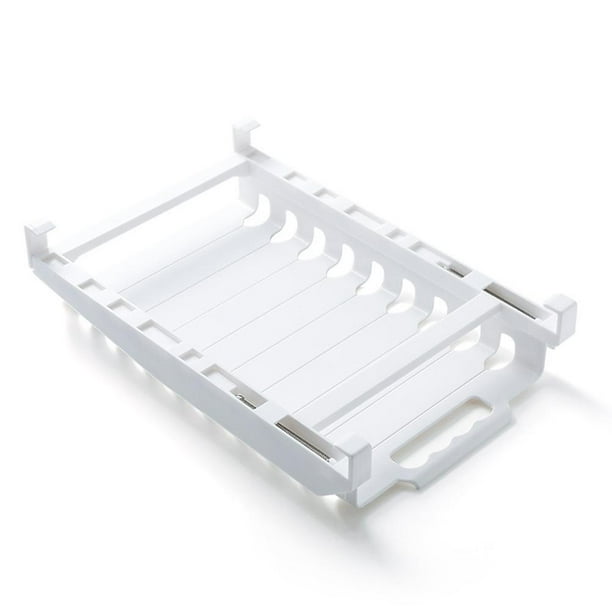 DTOWER Storage Rack Refrigerator Sliding Rail Tray Telescopic Hanging