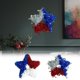 thumbnail image 1 of Xihbxyly Corona Del Día de La Independencia, Colgante Decorativo de Cinco Estrellas, Diseño de Estrella Roja, Plateada y Azul, Versátil para Interiores y Exteriores, Decoración para Fiestas Navideñas, 1 of 2