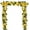 Yellow&orange A, variant on 2 Pack Artificial Sunflower Garland Silk Sunflower Vine Artificial Flowers with Green Leaves Wedding Table Decor A