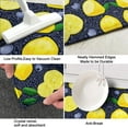 thumbnail image 3 of YEASHEER Non Slip Kitchen Floor Mat Lemon and Blueberry Set 2 Piece Kitchen Rug One Size, 3 of 5
