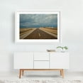 thumbnail image 2 of Brick Road Route 66, Auburn - Auburn Illinois Photography Countryside Rural Landscape Farmhouse Scenic Pastoral White Framed Wall Art Print 12 x 18 inches, 2 of 3