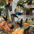 thumbnail image 3 of sruoe Halloween Wall Stickers, Halloween Indoor Decoration, Hanging Crowss Holiday Party Garden Decoration Props Wall Hanging, 3 of 6