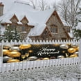 thumbnail image 3 of Golden Silver Design Retirement Banner Sparkling Stars Happy Retirement Display Champagne Glass Elements Elegant Farewell Backdrop for Retirement Party Farewell Celebration Office Retirement, 3 of 9