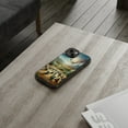 thumbnail image 2 of DistinctInk Hybrid (Acrylic / TPU) Clear Slim Fit Case for Apple iPhone 15 (6.1" Screen) - "Amygdala: Basking in Middle-Eastern Tranquility", 2 of 8