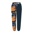 thumbnail image 4 of Blue Stretch Lounge Pants Vintage, Halloween Costumes, Casual, Winter Pajamas, Wide Leg Palazzo Pants, Soft, Lounge, Sleep Bottoms M, 4 of 6