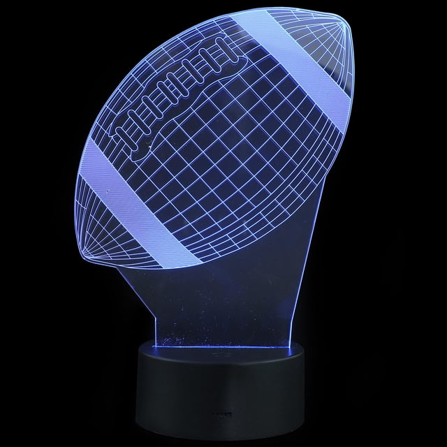 FOMIYES 3D De Acrílico Negro Con LED Para Ambiente Y