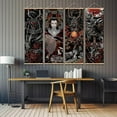 thumbnail image 2 of 4 Piece Japanese Warrior Canvas Samurai Wall Art Print Poster Hanging Artwork Set for Room Bedroom Home Decoration, 2 of 9