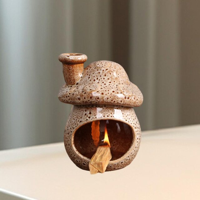 Burner de incienso Palo soporte Central decorativo Centro de mesa Censador moderno Sabio para sala de estar Descripción del dormitorio Spa