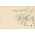 thumbnail image 2 of Paul Cézanne 18x13 Black Ornate Wood Framed Double Matted Museum Art Print Titled - Pine Tree (1882-1885), 2 of 5