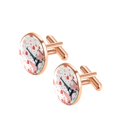 thumbnail image 2 of Valentine's Day Elegant Dress Shirt Cufflink Set in Stainless Steel for Versatile Wardrobe, Formal Events, 2 of 6