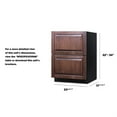 thumbnail image 2 of 18" deep 24" wide undercounter ADA height drawer refrigerator, 2 of 5