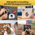 thumbnail image 5 of Skillmatics Foil Fun - Pretty Patterns, 18 DIY Magnets Mess-Free Art, Colorful Creative Party Activity, Craft Kits, 60+ Foam Stickers, Gifts for Kids, Teens, Adults, Families, 5 of 8